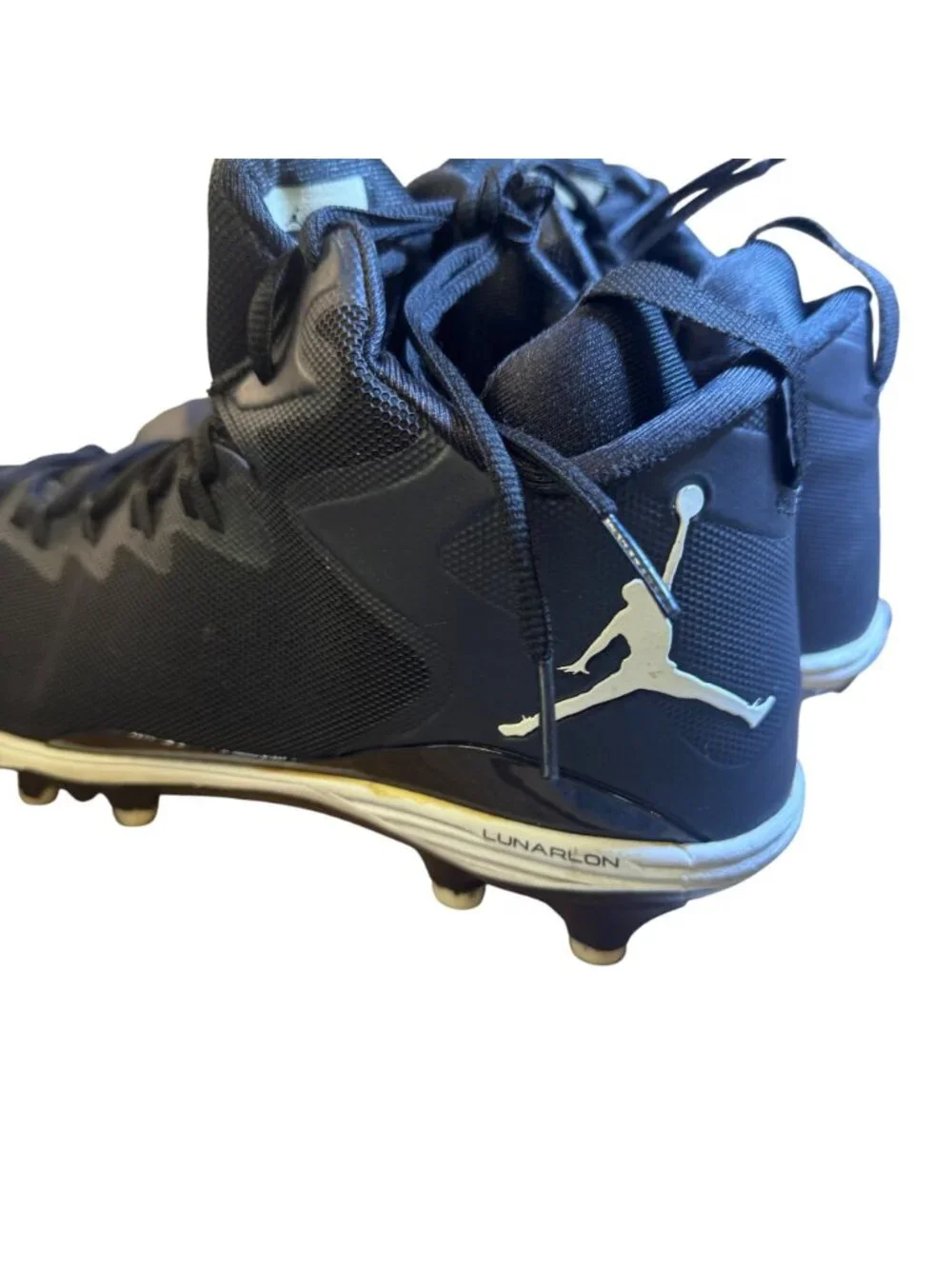 Jordan SuperFly 3 TD Men Size 12 Black White Cleats 719548-010
